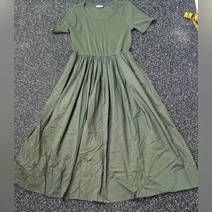 On 34th Olive Green Maxi Dress